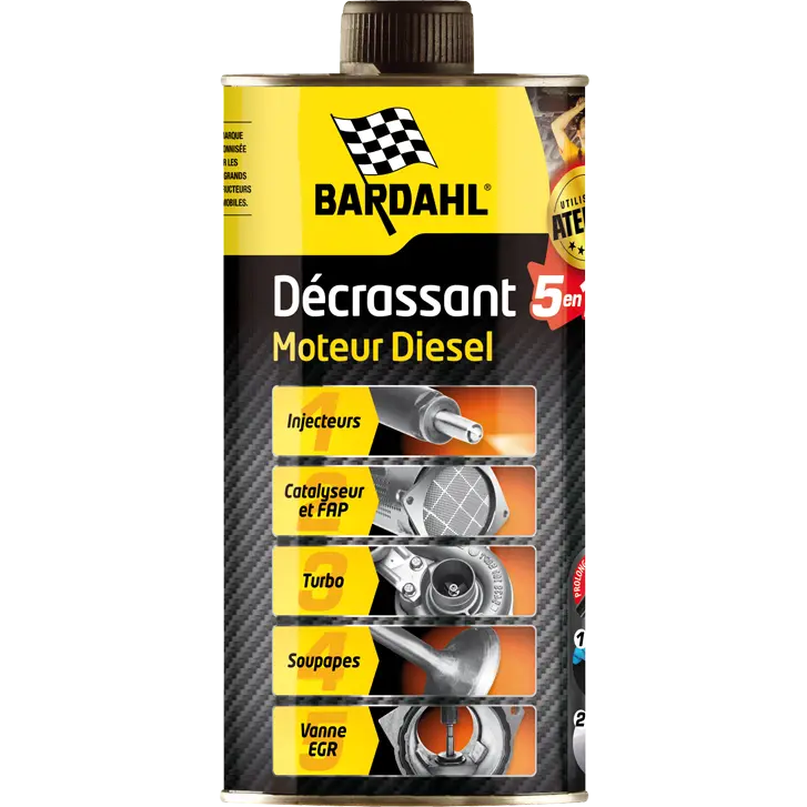 BARDAHL DECRASSANT MOTEUR 5EN1 DIESEL | 500ML